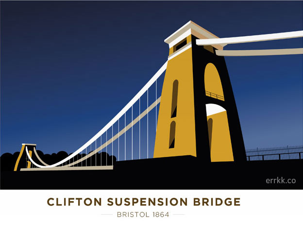 Illustration of Clifton suspension bridge