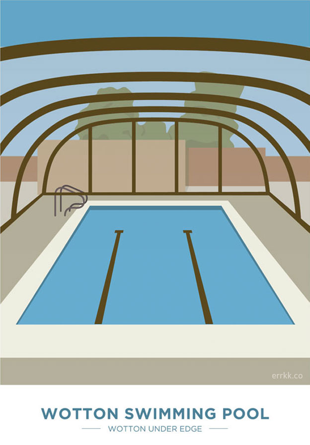 Illustration of Wotton Swimming Pool