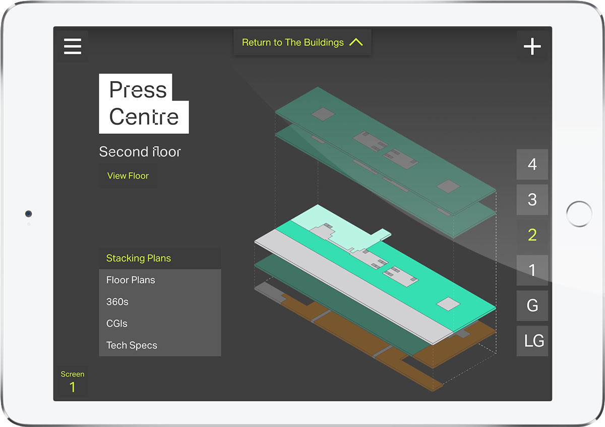 Additional controls for stacking plan view